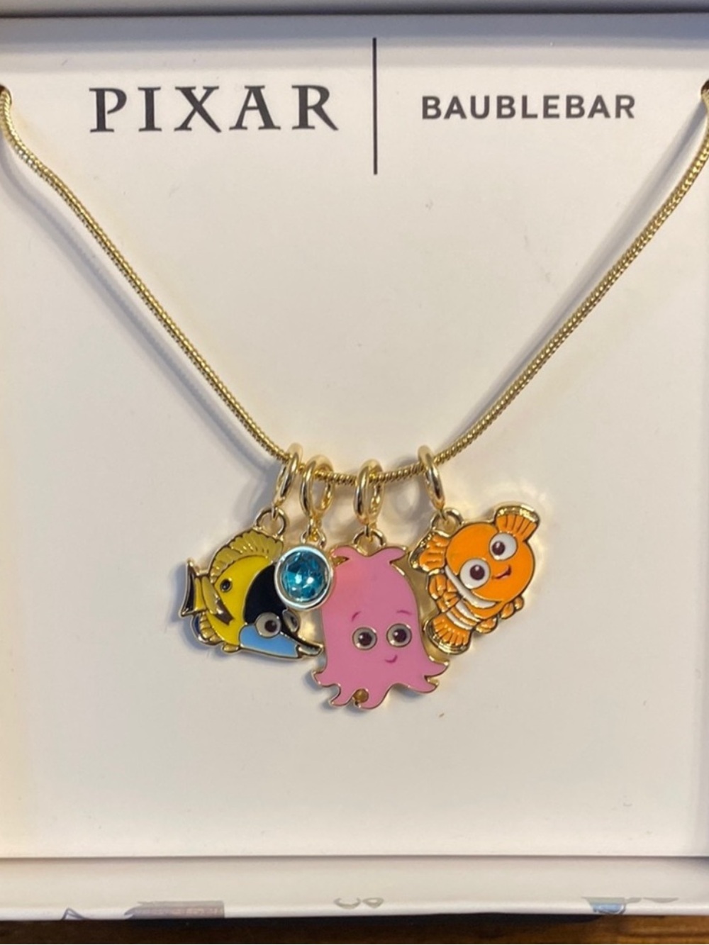 NEW PIXAR x BaubleBar Finding Nemo Charm Necklace